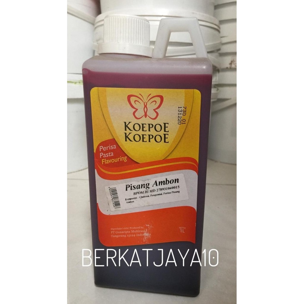 

Pasta Pisang Ambon Koepoe Koepoe 1 Liter Kupu Kupu