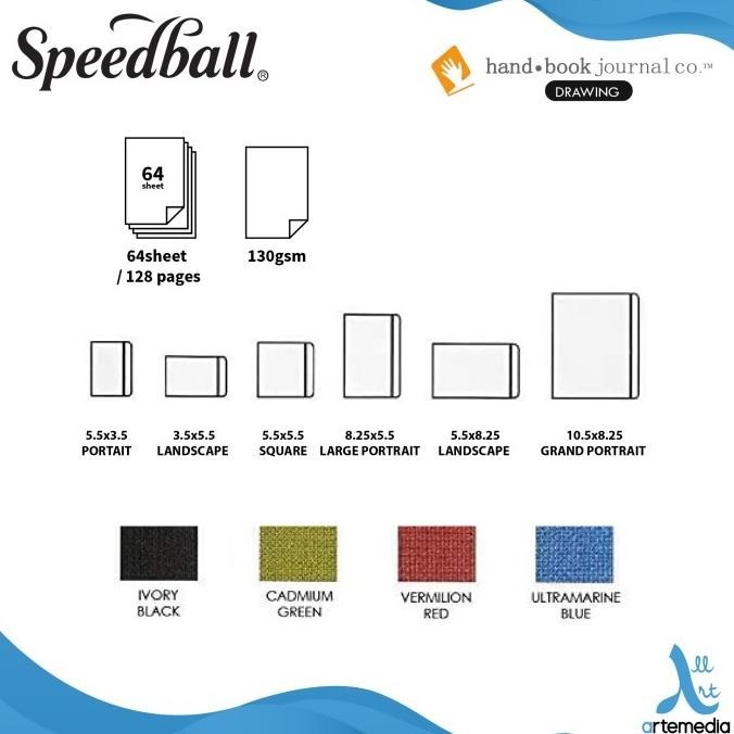 

Buku Sketsa Speedball 5,5X5,5 Inch Square Drawing Sketchbook