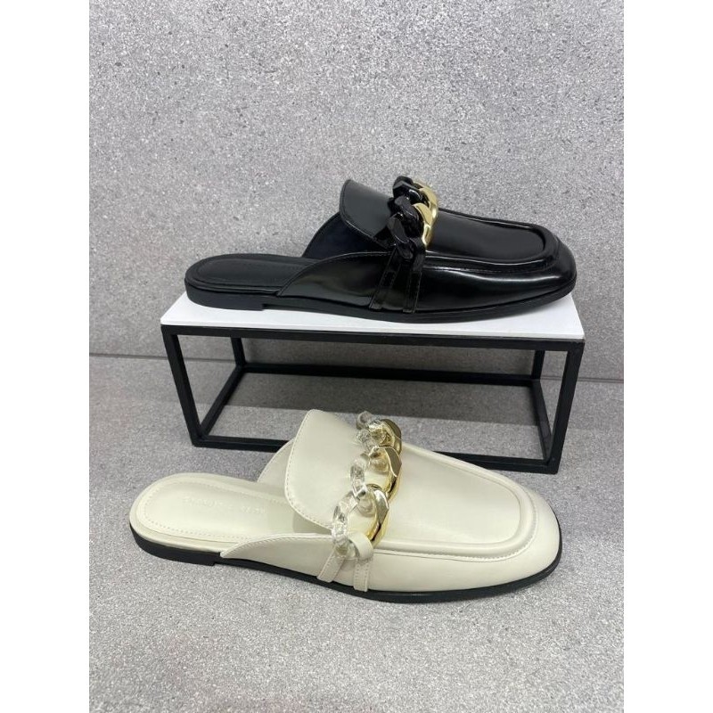 #1-70900469 Chunky Chain - Jast[p] CK ORIGINAL COUNTER LINK LOAFER MULES SANDAL STORE AUTHENTIC ASLI
