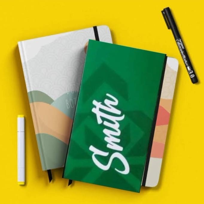

Semith hijau book note motif hijau tua TP