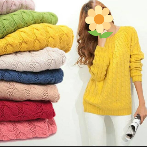 Sweater Rajut /Sweater Wanita/Sweater Korea