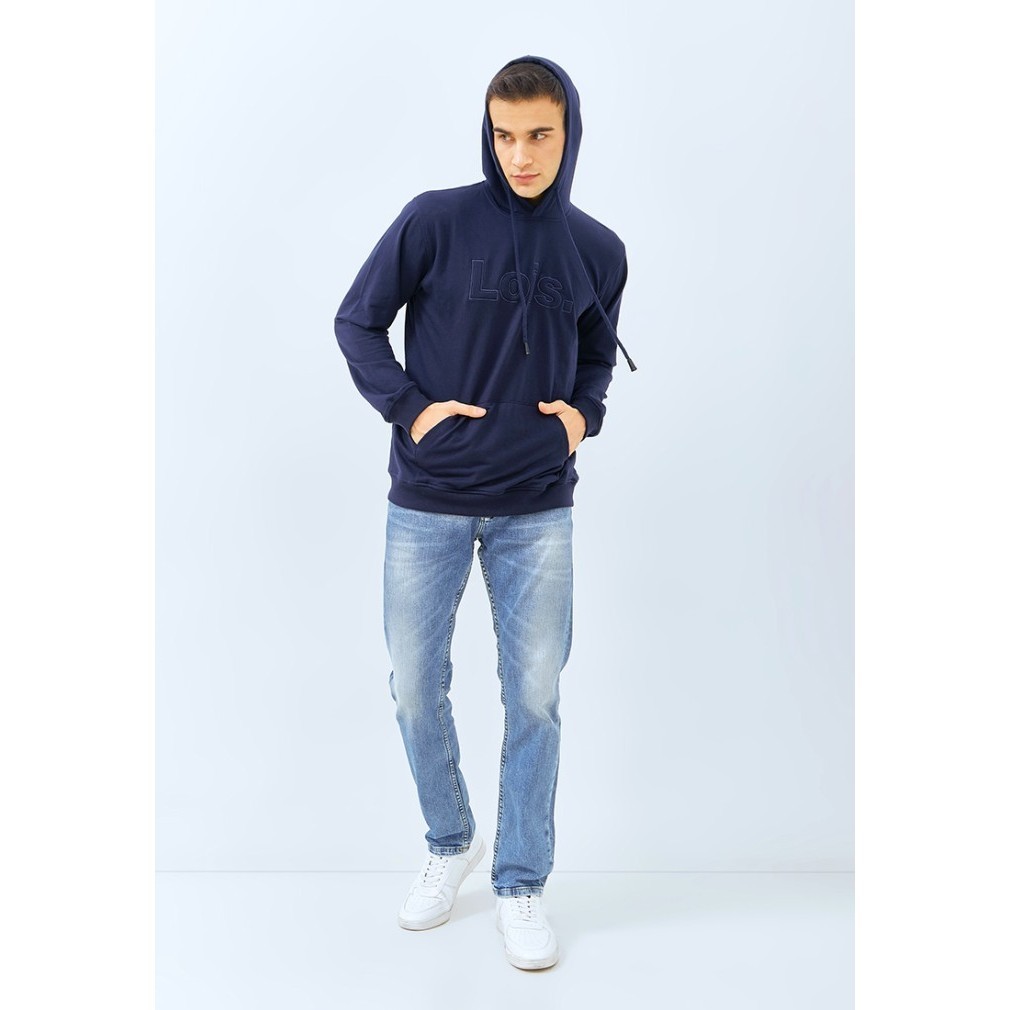 Jaket Hoodie Pria Lois Jeans Original Ksls2223