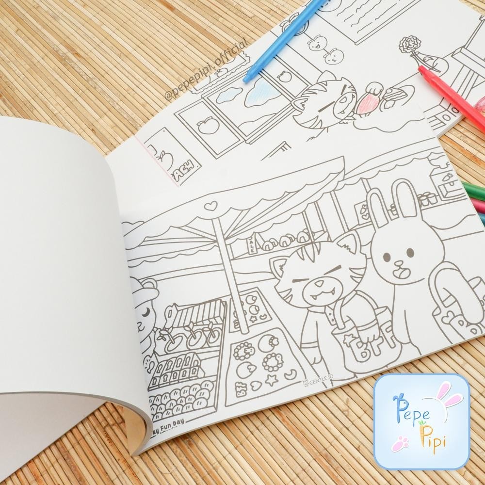 

SALE Buku Mewarnai Centle A4 25 Lembar Coloring Book Centle Drawing Book untuk Anak Sekolah Buku Gambar Menggambar -28