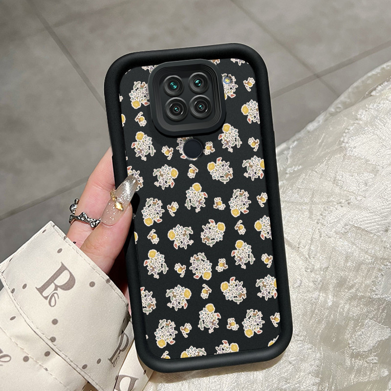 Casing Hp Untuk Xiaomi Redmi Note 9 Redmi Note 9s Case HP pola bunga bagus Cesing baru Kesing Siliko