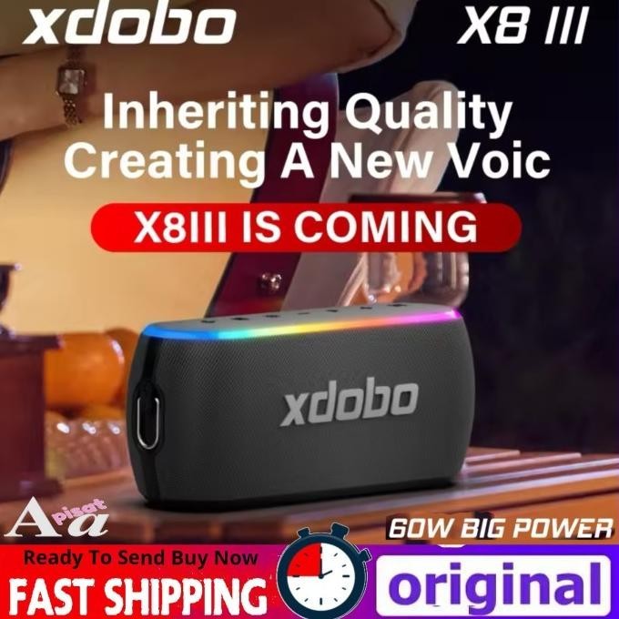 Speaker Xdobo X8III 60W Portable Audio TWS Bluetooth Original