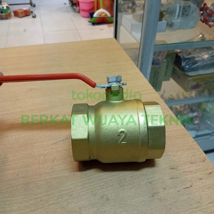 Ball valve 2" kuningan ONDA stop kran onda 2" inch