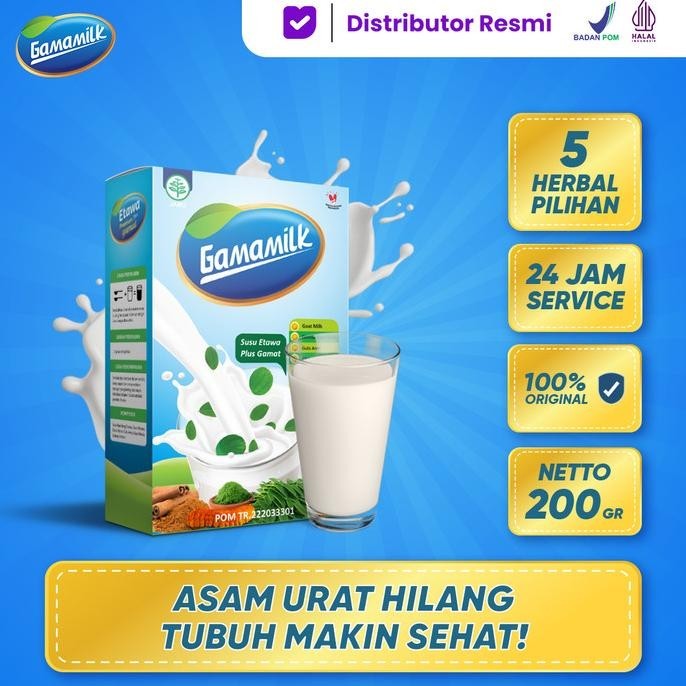

GAMAMILK Susu Etawa Plus Gamat Solusi Asam Urat