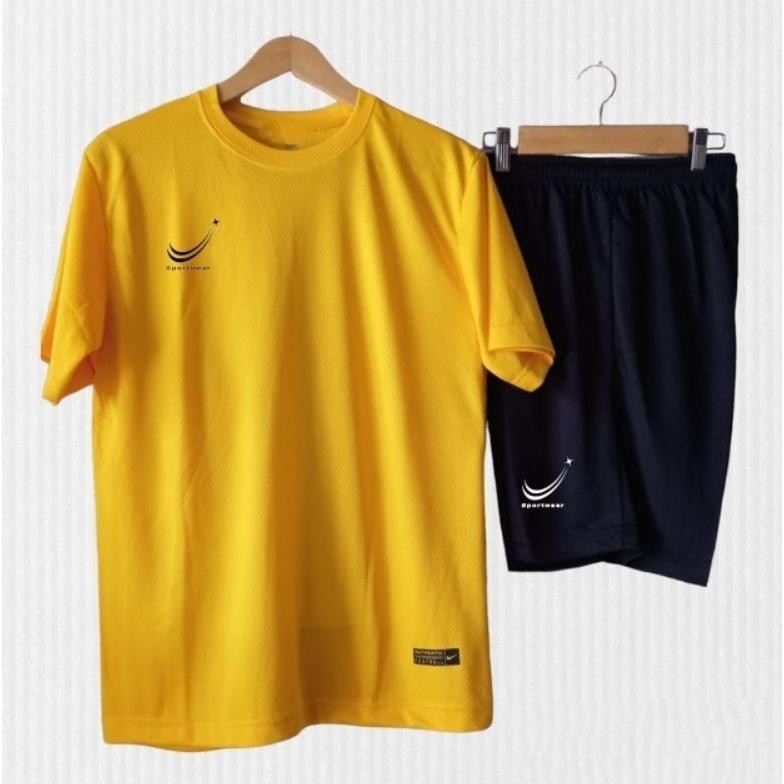 Diskon Baju Olahraga Out Dor  Polos  One Set Jersy Futsal Sepak Bola Badminton Volly Voli Jogging La