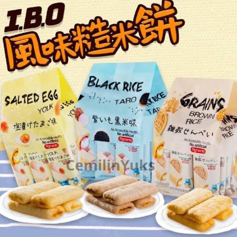 

I.B.O Grain Brown Rice Cake 150g Snack Beras hitam Rice Cracked Snack