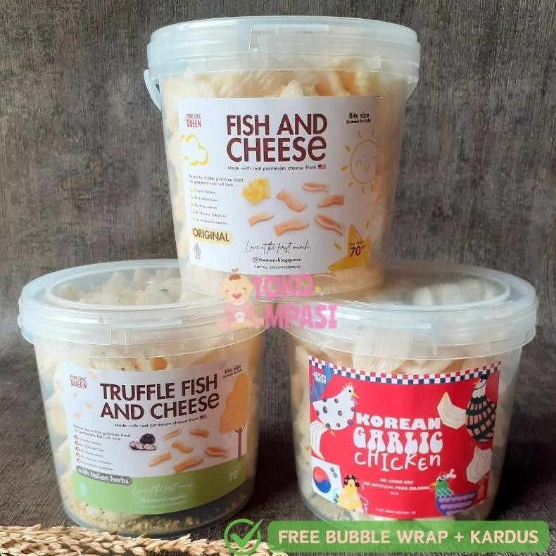 

Fish and Cheese Kerupuk Non MSG Cemilan Anak 70gr