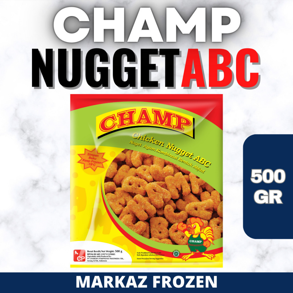 

CHAMP NUGGET ABC 500GR (10/Q)