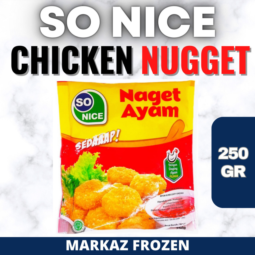 

SO NICE NUGGET 250GR (24/Q)