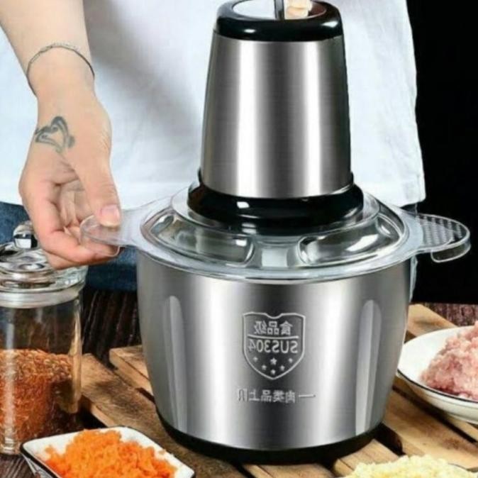 Mitochiba Elektrik Stainless Daging Grinder Steel Liter Stainles Coper