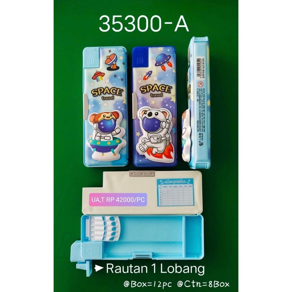 

Kotak Pensil + Rautan Space 35300-A / Tempat Pensil / Pencil Case + Rautan Space 35300-A