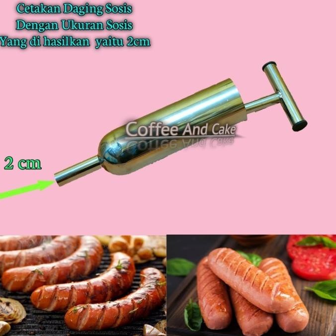 Alat Pencetak Sosis Manual / Pengisi Daging Sosis / Cetakan Sosis
