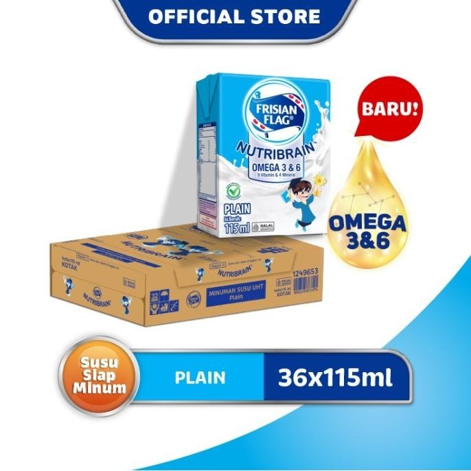 

Frisian Flag Omega Susu UHT Plain 115ml [36 Pcs]