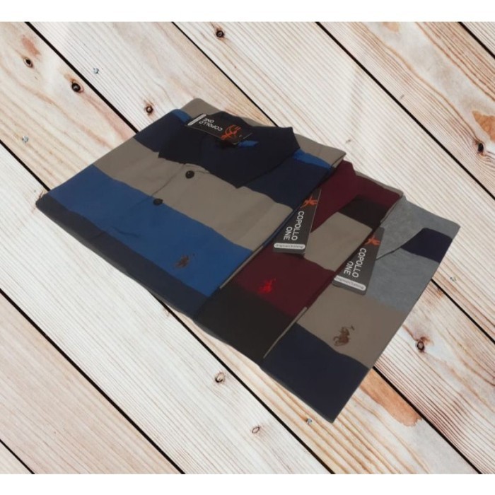 Baju Kaos Kerah Pria Saku Depan Terbaru Premium Quality