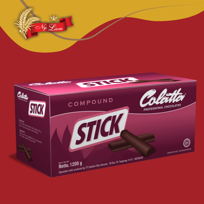 

Terlaris COLATTA Chocolate Stick Compound 1,2 kg SALE