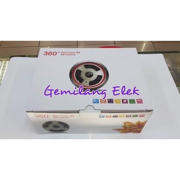 Camera Cctv Panoramic Hd 20Mp 360 Indoor Fish Eyes Lens