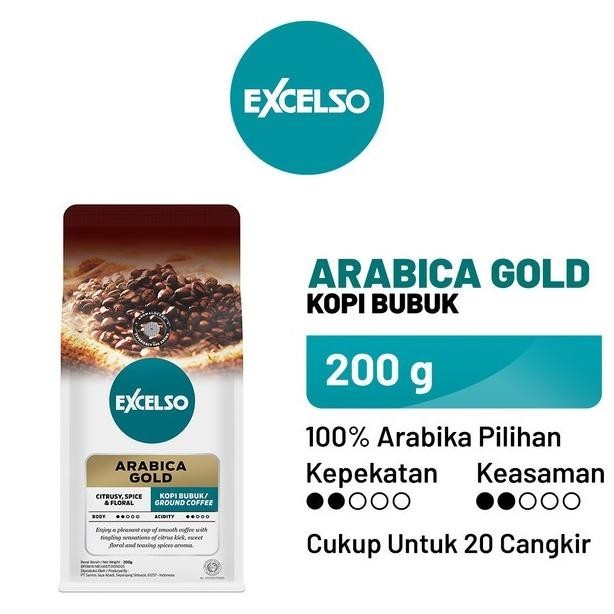 

EXCELSO Arabica Gold - Bubuk Kopi 200 gr