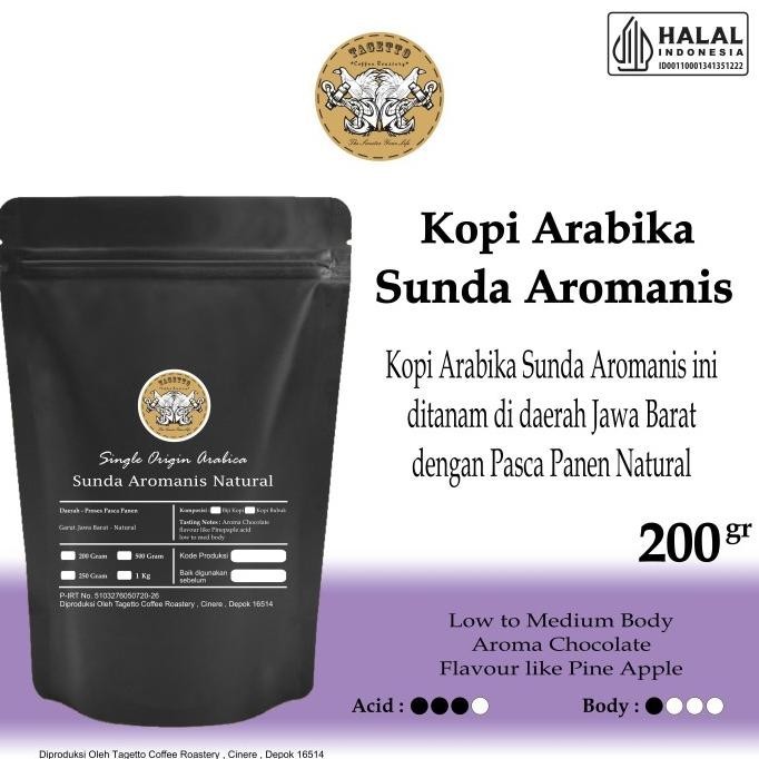 

KOPI ARABIKA SUNDA AROMANIS 200GR ( BIJI ATAU BUBUK ) SPECIALTY COFFEE
