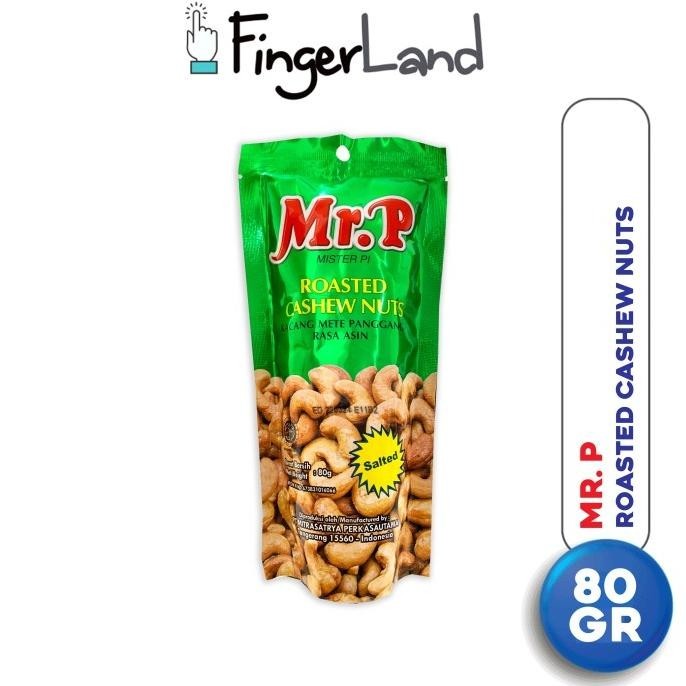 

MR. P Salted Cashew Nuts 80 Gr Kacang Mete Asin