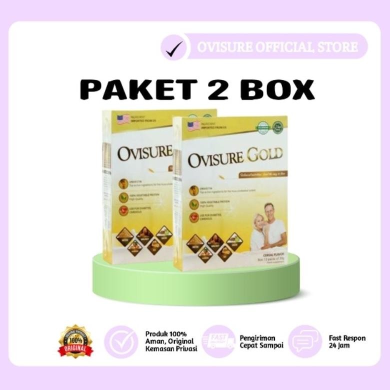 

jakala - paket 2 box ovisure gold milk susu obat tulang dan sendi yg sehat 100%