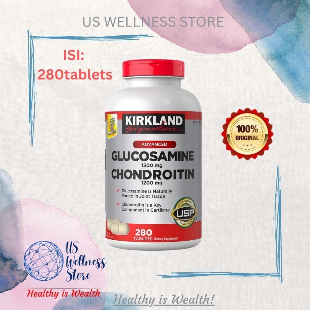 jakala - kirkland - glucosamine 1 mg & chondroitin 1200 mg halal