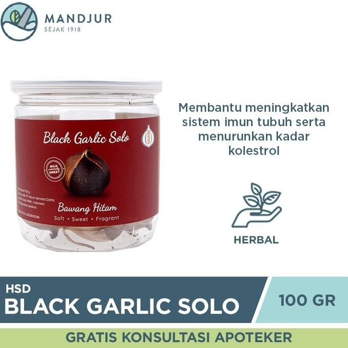 

HSD Black Garlic Solo 100 Gr - Bawang Hitam Tunggal