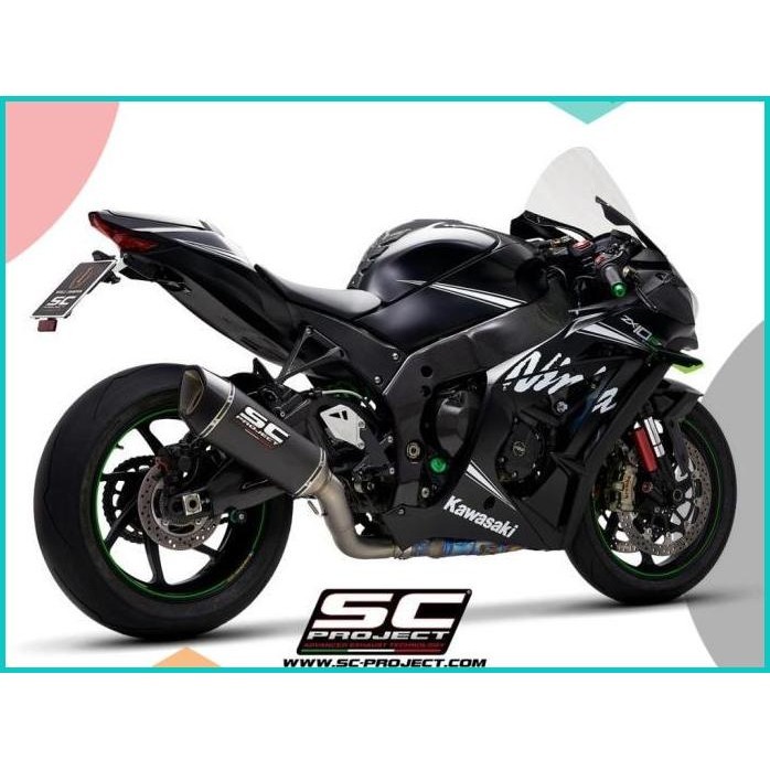 KNALPOT SC PROJECT SC1R CARBON KAWASAKI ZX10R 16-22 DE-CAT 13m4yZ4 too