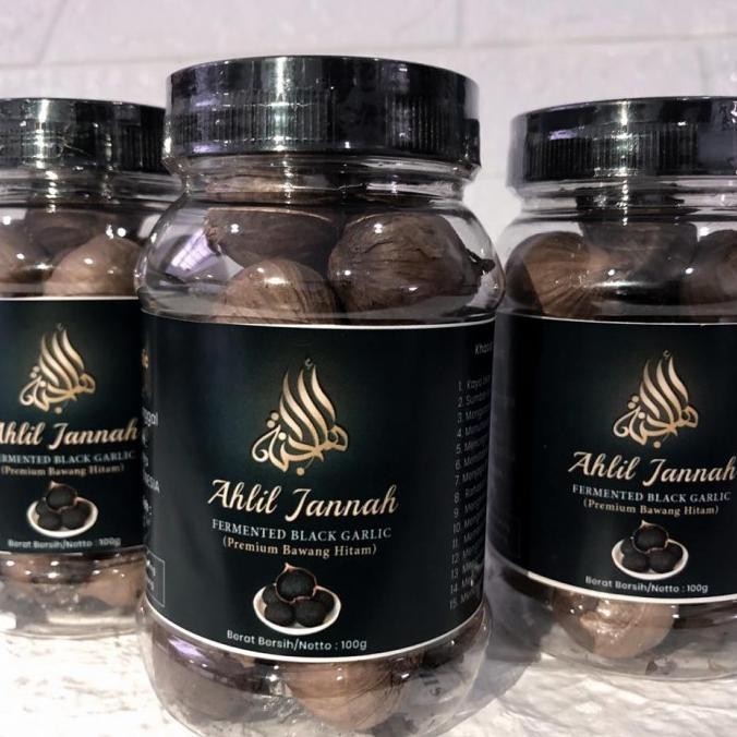 

Black Garlic ( Fermentasi bawang putih tunggal )