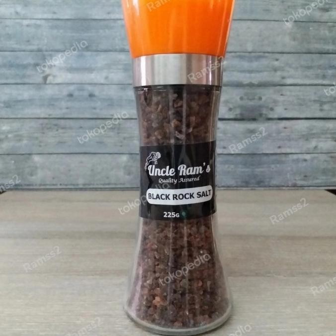 

Uncle Rams Himalayan Black Rock Salt Kala Namak Garam Hitam Btl Grinde