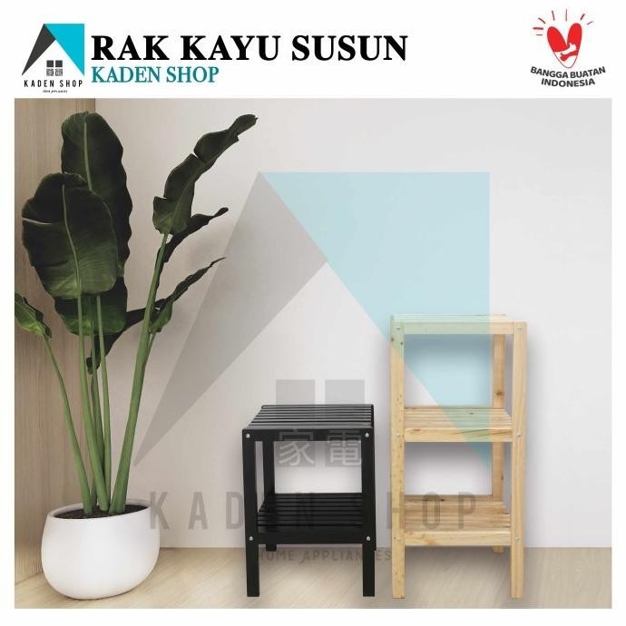 Rak Kayu Susun 3