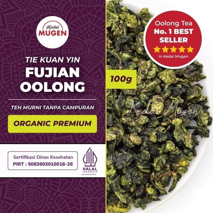 

Fujian Oolong Chinese Tea/Teh Olong Cina Ti Kuan Yin Kedai Mugen 100g