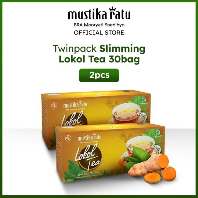 

Mustika Ratu Twinpack Slimming Lokol Tea 30 Bags