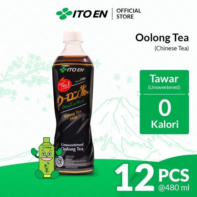 

ITO EN Oolong Tea No Sugar 480ml isi 12 pcs