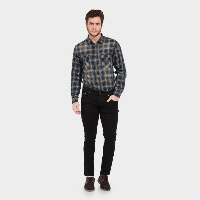 JB BOSS CELANA PANJANG DELTA JEANS Hitam Skinny Denim Stretch