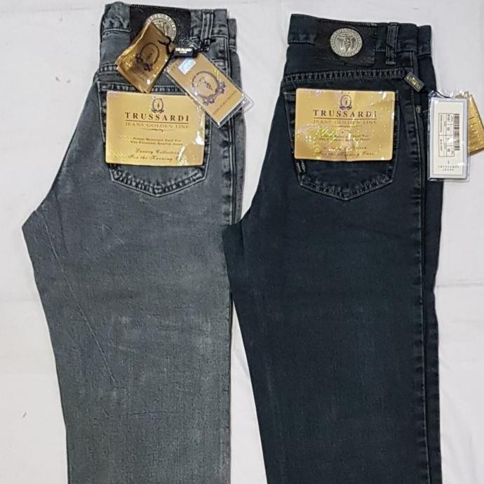 Celana Jeans Pria Panjang Standard Blue Grey Biru Abu Murah Obral