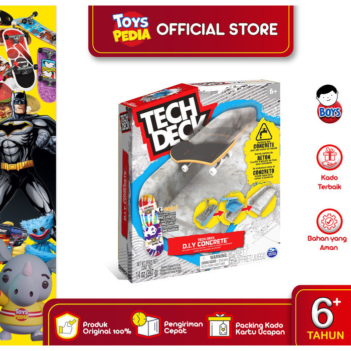 MAINAN FINGERBOARD TECH DECK - TECH DECK CONCRETE ORIGINAL BEST QUALITY