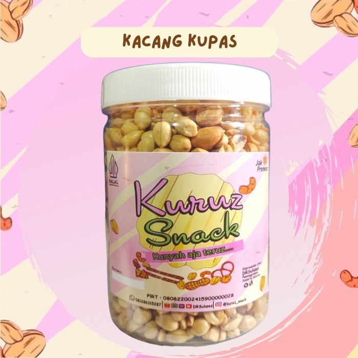 Kacang Goreng Bawang Toples 500Gr