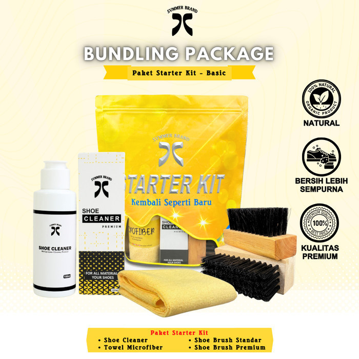 Starter Kit Shoe Cleaner Pembersih Sepatu Cleaning Shoes And Care