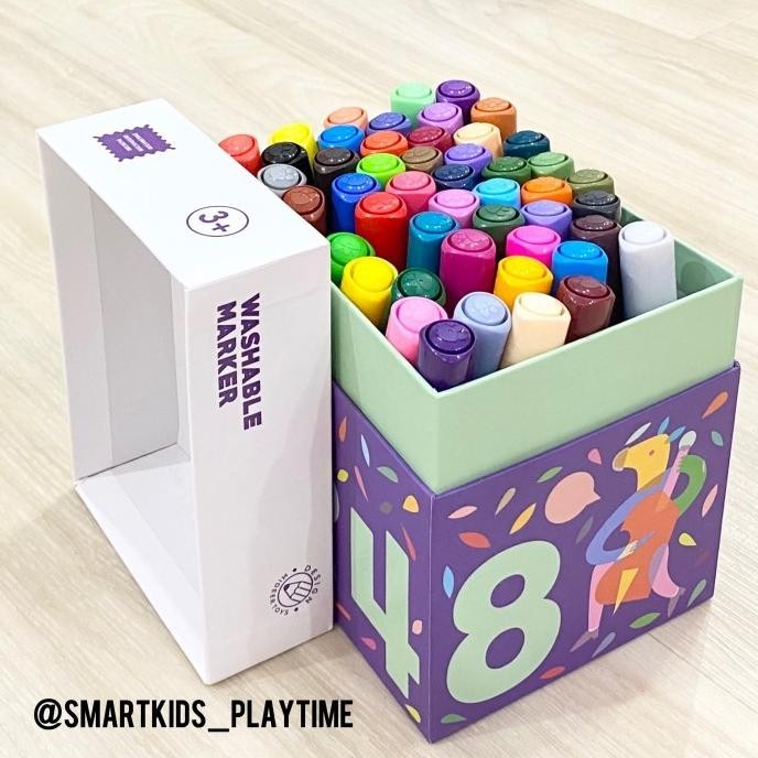 

Mideer Washable Marker (Isi 48)