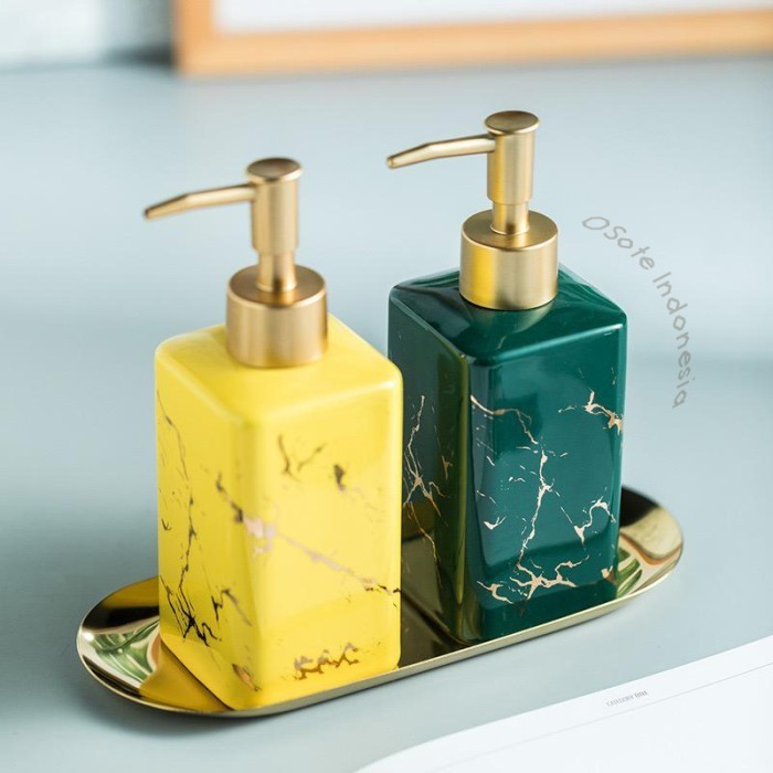 Botol Sabun Cair Pump Tempat Sabun Mandi Estetik Refill Pump Notre