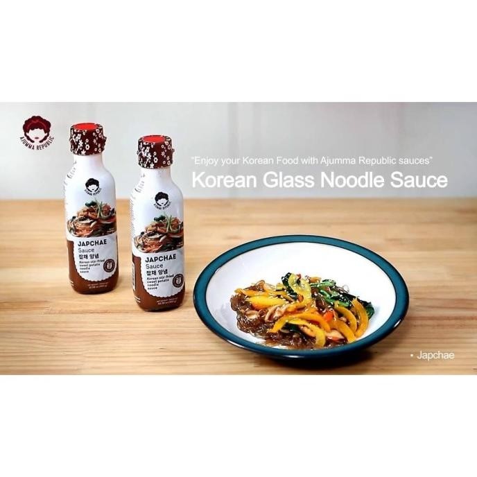 

Ajumma Republic Korean Glass Noodle Sauce - Saos Bumbu Instran Japchae