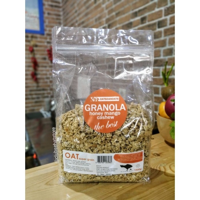 

Oatsdanoats, Granola Honey Mango Cashew, 1Kg