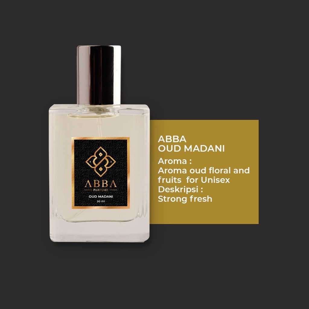 [PREMIUM] BEST PRODUCT ABBA Oud Madani Parfum Spray 50ml Parfum Unisex Parfum Sholat Parfum Cowok
