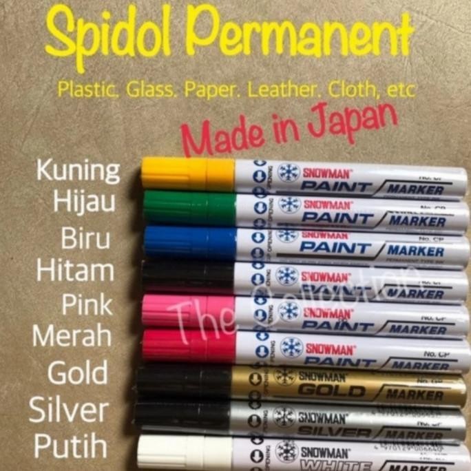

Spidol Paint Marker Snowman White Sebox (12Pcs