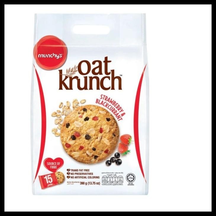 

Munchy'S Oat Krunch Strawberry & Blackcurrant [390 Gr] Originalll 100%