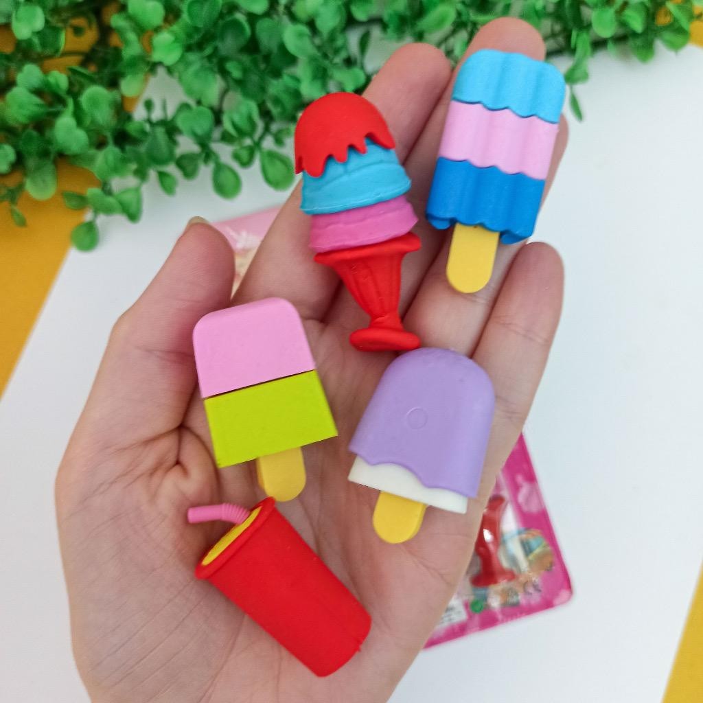 

Penghapus Pensil Set 3D Puzzle Ice Cream