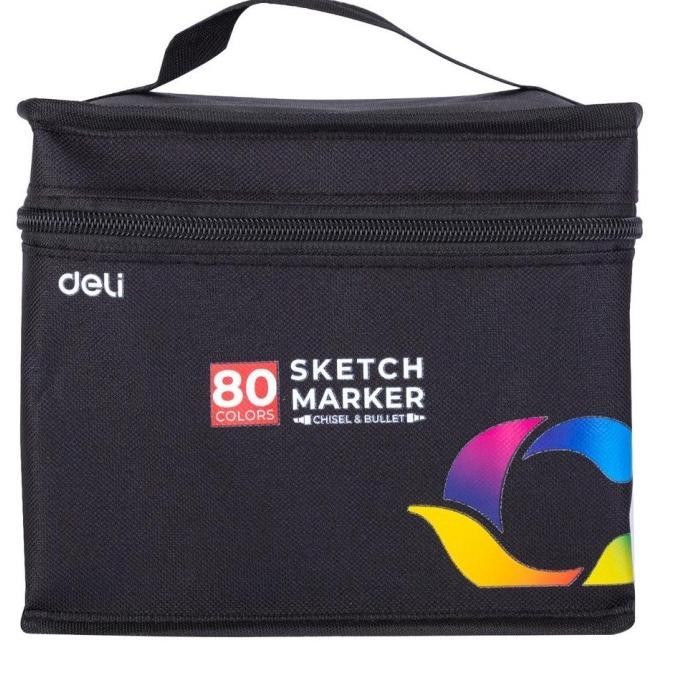 

Deli 80 Colors Sketch Marker Dual Tip - Alcohol Based